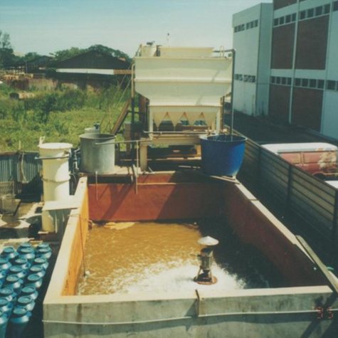 Target of treatment: wastewater from canned food factories